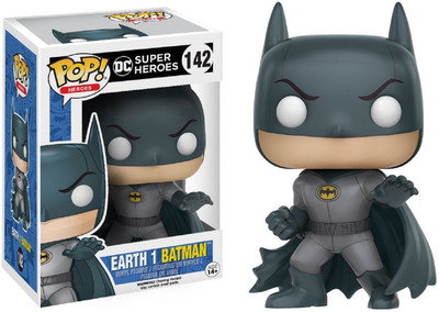 

Funko POP! Batman Earth - DC Comics Heroes - Batman POP Action Figure with Batman Logo & Full Costume - Licensed Batman Merchandise & Accessories (USA Import) …(Multicolor)