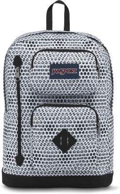 

JanSport Austin White Urban Optical 26 L Backpack(White, Black)