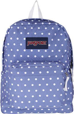 

JanSport Superbreak Backpack, 45d bleacheddenim/whitedot