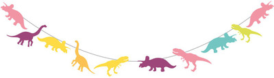 

PARTY PROPZ CHARACTER STRING PACK OF 1/DINOSAUR BIRTHDAY PARTY DECORATION/DINOSAUR BIRTHDAY PARTY SUPPLIES/DINOSAUR PARTY ACCESSORIES Banner(8 ft, Pack of 1)