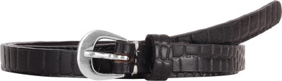 

Aditi Wasan Women Casual Black Genuine Leather Belt, Black1