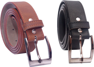 

Fashcom Men Formal Multicolor Artificial Leather Belt, Multi