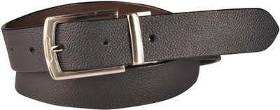 

Saugat Traders Men Casual, Party, Formal, Evening Black Genuine Leather Reversible Belt
