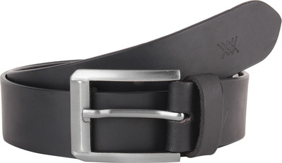 

Aditi Wasan Men Formal Black Genuine Leather Belt, Black5