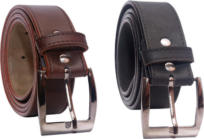 

Fashcom Men Formal Multicolor Artificial Leather Belt, Multi