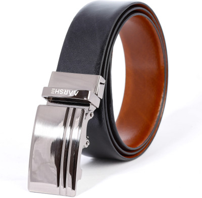 

AARSHE Men Casual, Formal Black, Brown Genuine Leather Reversible Belt
