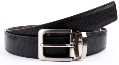 

Saugat Traders Men Casual, Party, Formal, Evening Black Artificial Leather Reversible Belt
