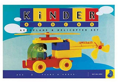 

Tingoking KB Aeroplane & Helicopter Block Construction(Multicolor)