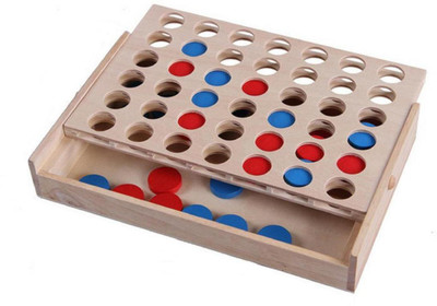 

Synco Wooden Connect Four Board Game