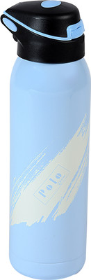 

Polo Lifetime Double Walled Stainless Steel Push Button Sipper 500 ml Sipper(Pack of 1, Blue), Powder blue