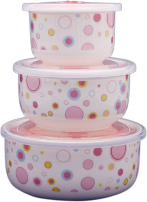 

Megalite ceramic 3 pis bowl set in multicolor Ceramic Bowl Set(Multicolor, Pack of 3)
