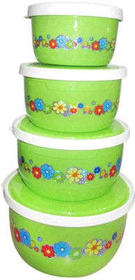 

Megalite 4 pic of bowl set in green Plastic Bowl Set(Green, Pack of 4)