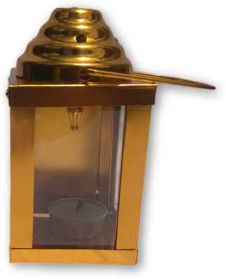 

The Ethnic Story Steel Tealight Holder(Copper, Pack of 1)