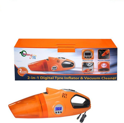 Vacuum cleaner shop and tyre inflator