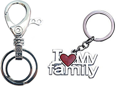 

MGP Fashion Car Bike Metal Couple Gift Locking with locking Key Chain ComboNo.207 Locking Key Chain(Multicolor)