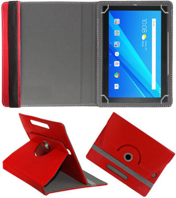 Fastway Book Cover for Lenovo Tab 4 Plus 10.1 inch(Red, Cases with Holder)