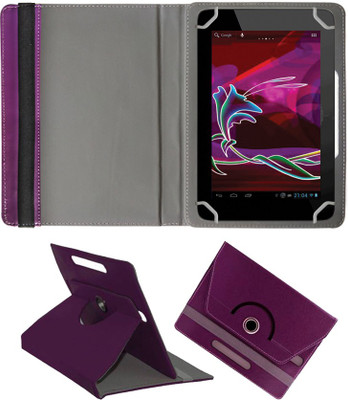 Fastway Book Cover for Penta Bsnl 83Aaq1 Dual Sim(8 Inch, 8Gb, Wi-Fi+ 3G)(Purple, Cases with Holder)