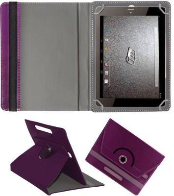 Fastway Book Cover for Micromax Canvas Plex Tab 8 Inch Designer Rotating Case(Purple, Cases with Holder, Pack of: 1)