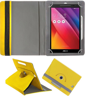 Fastway Book Cover for Asus ZenPad S 8.0 Z580C Tablet(Yellow, Cases with Holder)
