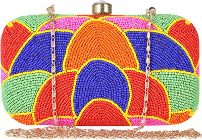 

Ambbi Collections Party Multicolor Clutch