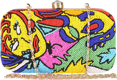 

Ambbi Collections Party Multicolor Clutch