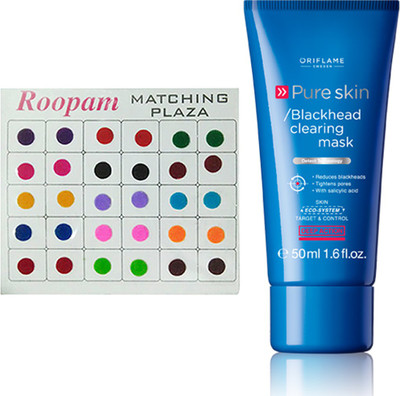 

Oriflame Sweden Bindi with Pure Skin Blackhead Clearing Mask (50 ml)(Set of 2)