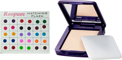 

Oriflame Sweden Bindi with The One Illuskin Powder compact Spf 12 (Shade Light)(Set of 2)