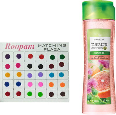 Oriflame Sweden Bindi with Nature Secrets Shampoo Anti-Dandruff with Burdock & Grapefruit(Set of 2)