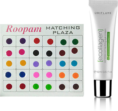 

Oriflame Sweden Bindi with Ecollagen Wrinkle Correcting Eye Cream (15 ml)(Set of 2)