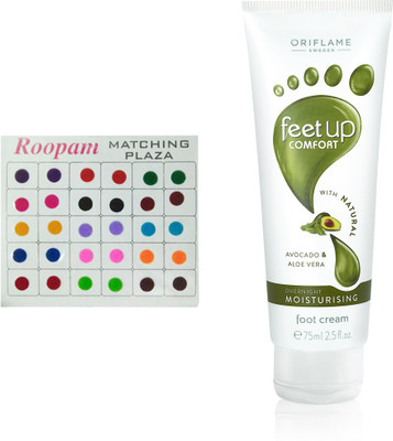 Oriflame Sweden Bindi with Feet Up Comfort Overnight Moisturising Foot Cream(Set of 2)