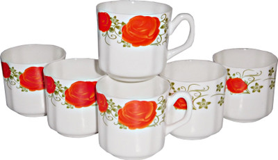 

Reddish Bone China(White, Pack of 6)