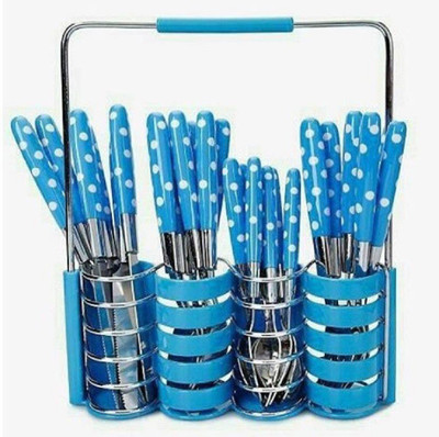 

Sayee Cultery set with stand Stainless Steel Cutlery Set(Pack of 25)