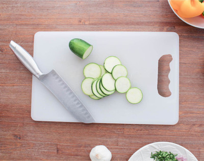 

Lavelle Kitchen BM Chef-Mate Plastic, PP (Polypropylene) Cutting Board(White Pack of 1)