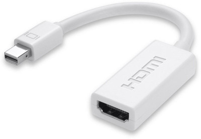 

PI World Mini Display Port Male (Mini DP) HDMI Cable(Compatible with Mobile, Laptop, Tablet, Mp3, Gaming Device, White)