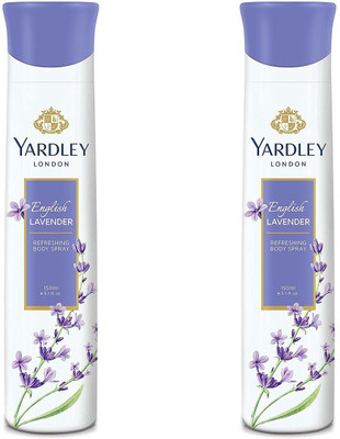 

Yardley London English Lavender Refreshing Deo, 150ml Body Mist - For Women(150 ml, Pack of 2)