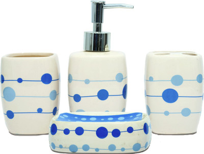 

Enfin Homes Porcelain Bathroom Set