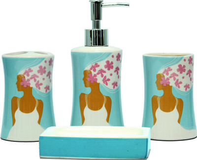 

Enfin Homes Porcelain Bathroom Set