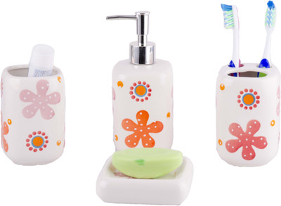 

Chrome 2826 Orange Ceramic Bathroom Set