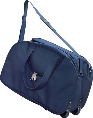 

N Choice (Expandable) Material Fabric Travel Duffel Bag(Blue)