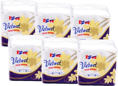 

Ezee Ezee Tissue Paper Napkins - 100 Pieces (Pack of 6)(Pack of 600)