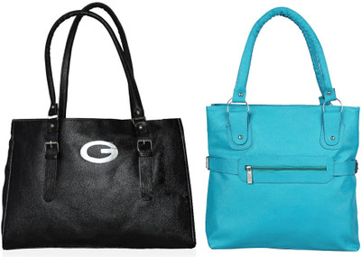 

Vera Stayle Shoulder Bag(Black, Blue)