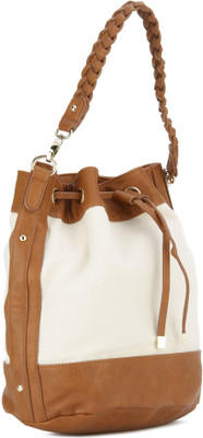

Forever 21 Shoulder Bag(Beige, White)