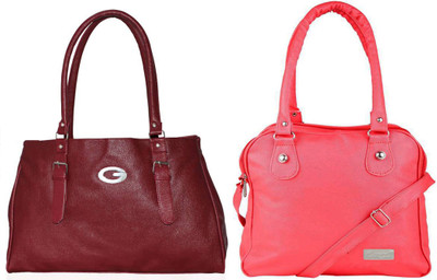 

Vera Stayle Shoulder Bag(Maroon, Pink)