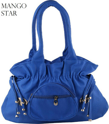 

mango star Hand-held Bag(Blue)