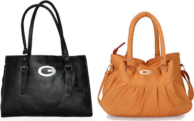

Vera Stayle Shoulder Bag(Black, Yellow)