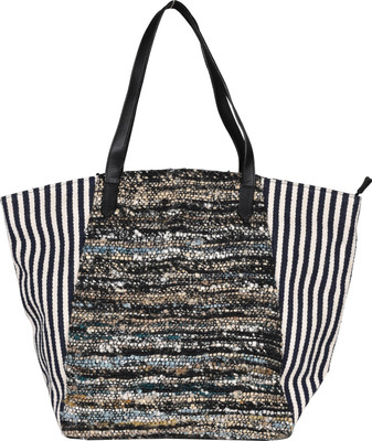 

reggel Tote(Black, Beige), Beige;black