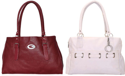 

Vera Stayle Shoulder Bag(Maroon, White)
