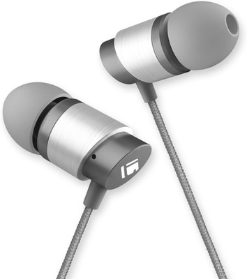 

TIZUM Professional All-Metal Hi-Fi Wired Headset with Mic(Silver, In the Ear)
