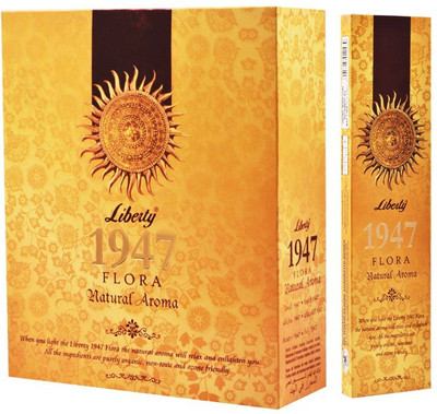 

Liberty liberty 1947 flora bathi flora aromas Agarbattis(12 Units)