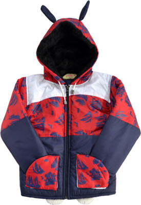 

Come In Kids Full Sleeve Printed Baby Boys Jacket, Dark blue